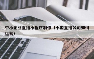 如皋中小企业直播小程序制作（小型直播公司如何运营）